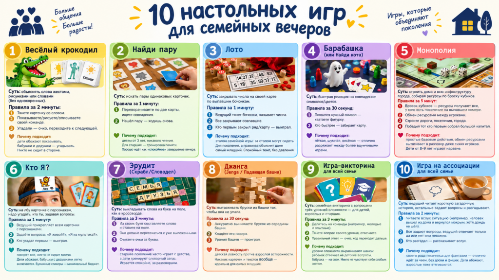 Настольные игры против выгорания: живой смех без экрана